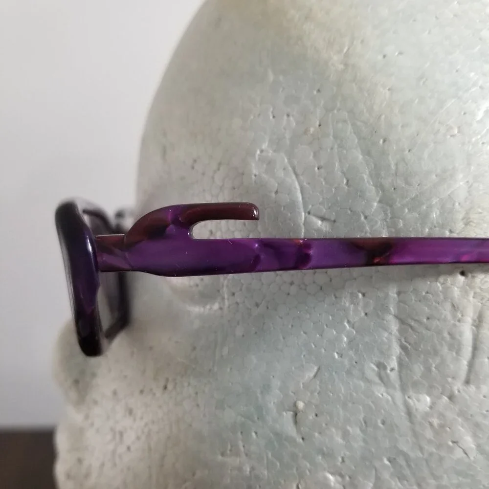 FROST Germany Open End Purple Acetate Glasses Frames Avant Garde Art To Wear